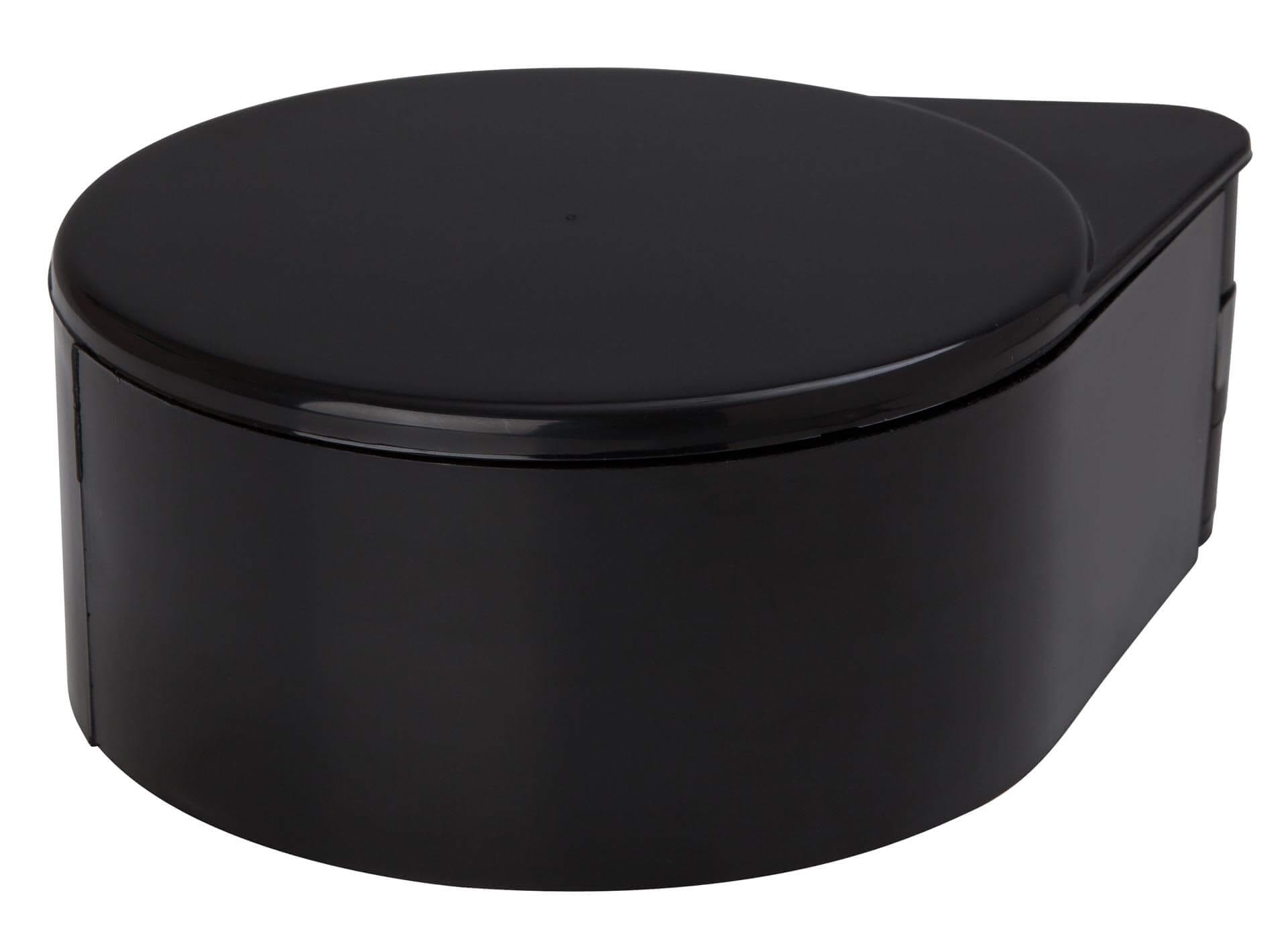 Glass Rimmer 3 Tier Black