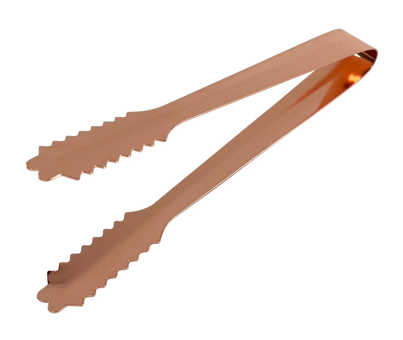 Ice Tongs Copper Plated 7″