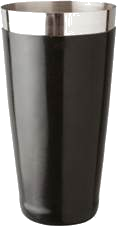 Black Vinyl Coated Boston Can