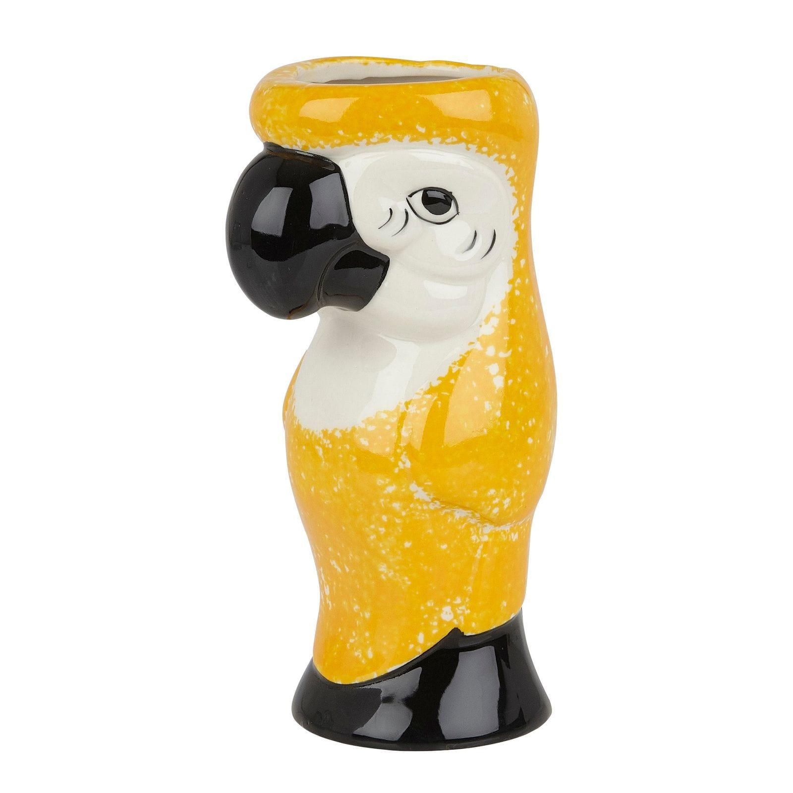 Ceramic Parrot Tiki Mug Yellow 750ml