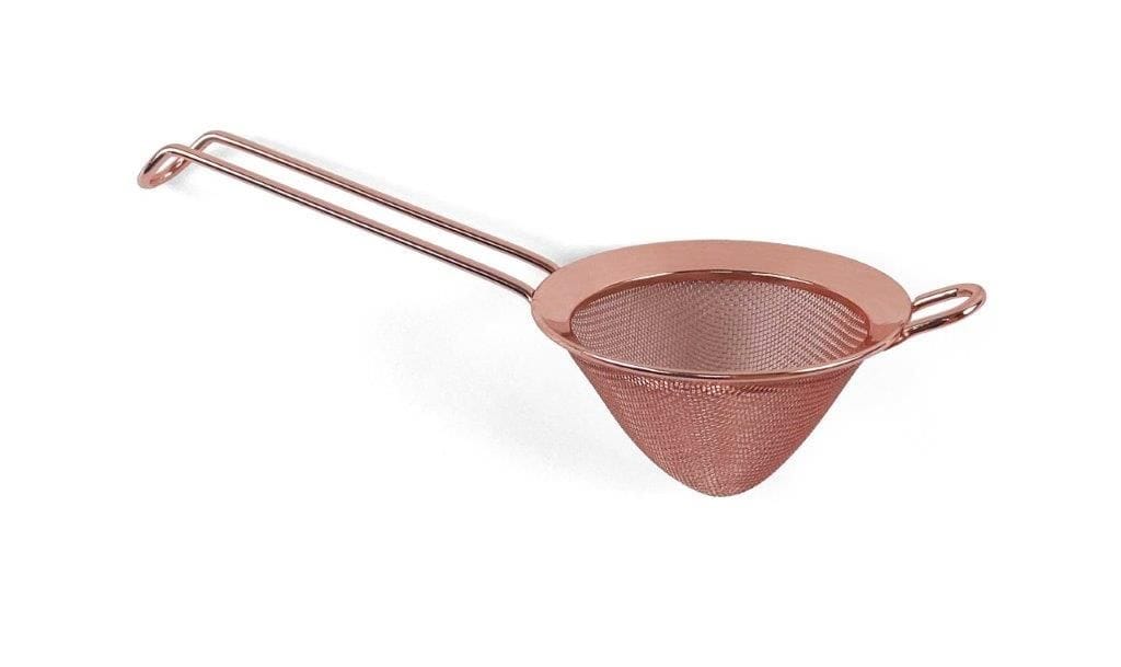 Fine Mesh Strainer Copper Plated