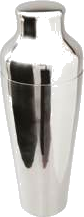 Mezclar Art Deco Shaker Stainless Steel