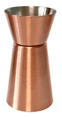 Professional Stainless Steel Jigger Copper Plated 25/50ml